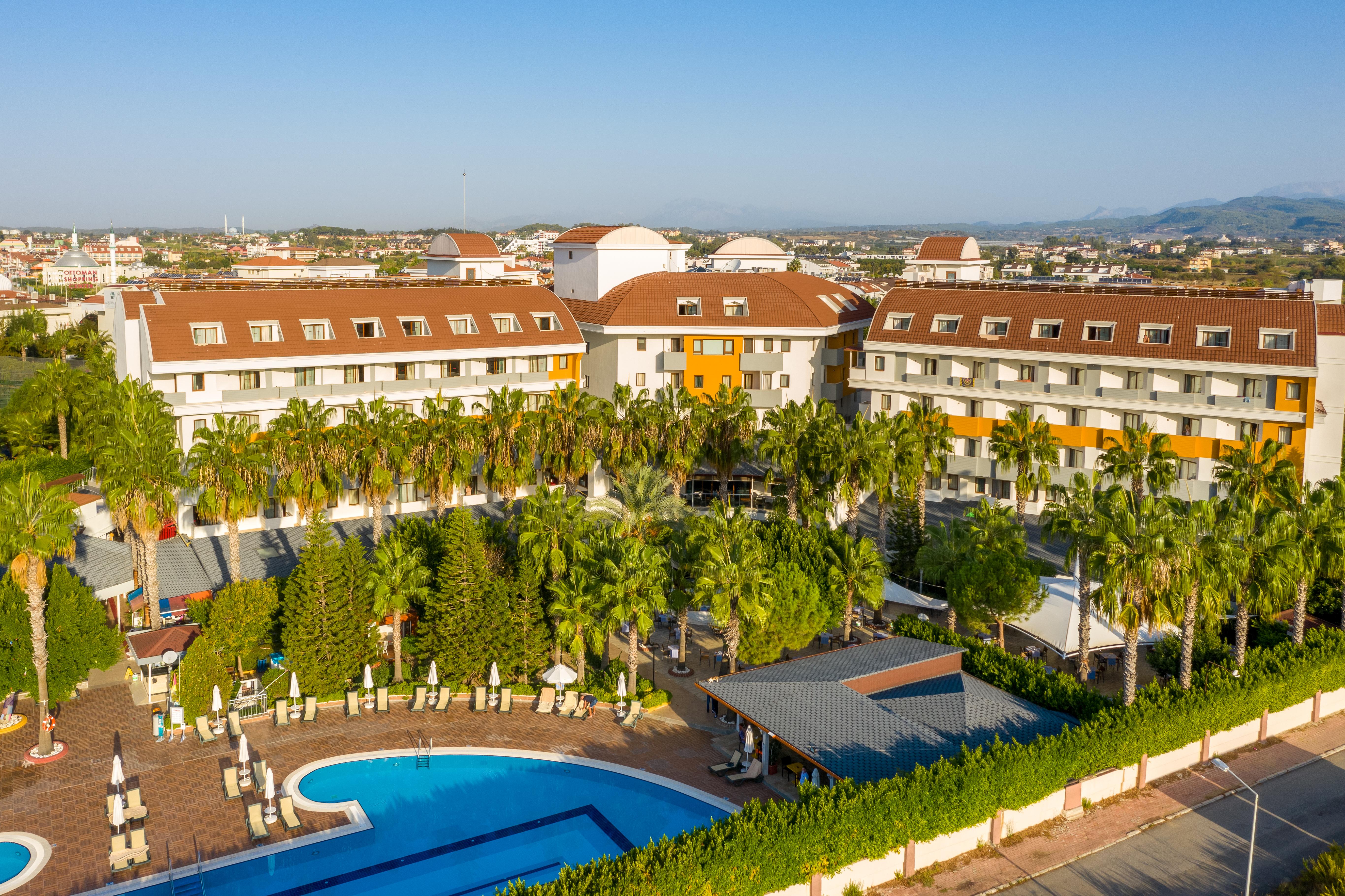 Primasol Hane Family Resort Hotel Side Exterior foto